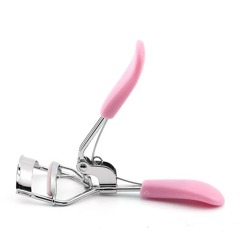 Professional Eyelash Curler Set for Natural and Long-Lasting Curls - Essential Eye Makeup Tool for Women and Girls