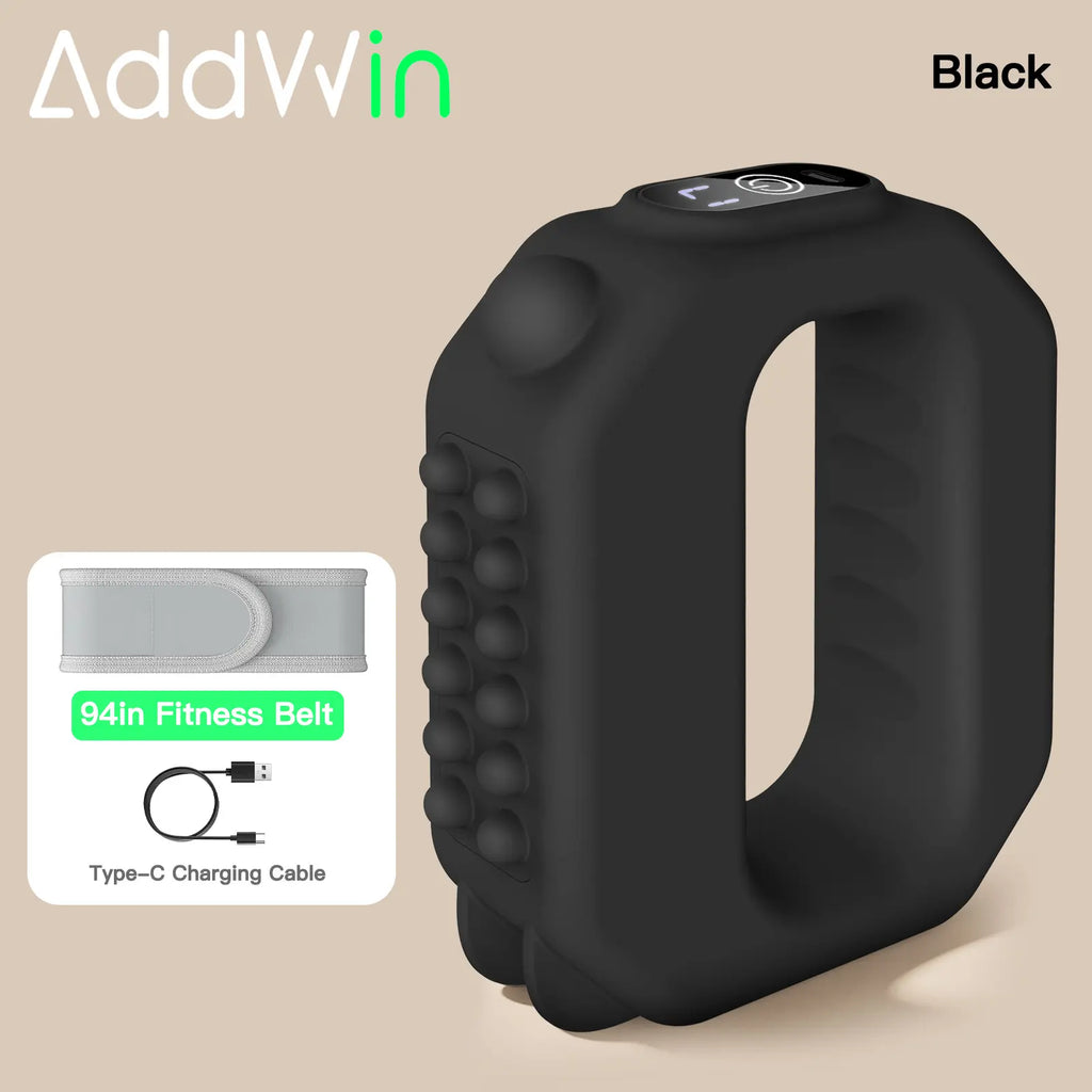 ADDWIN 2026 Mini Muscle Recovery Fascia Device with Upgraded Adjustable Strap, Cordless Rechargeable, Designed for Waist and Back Recovery, Portable Massager, Ideal Gift for Parents