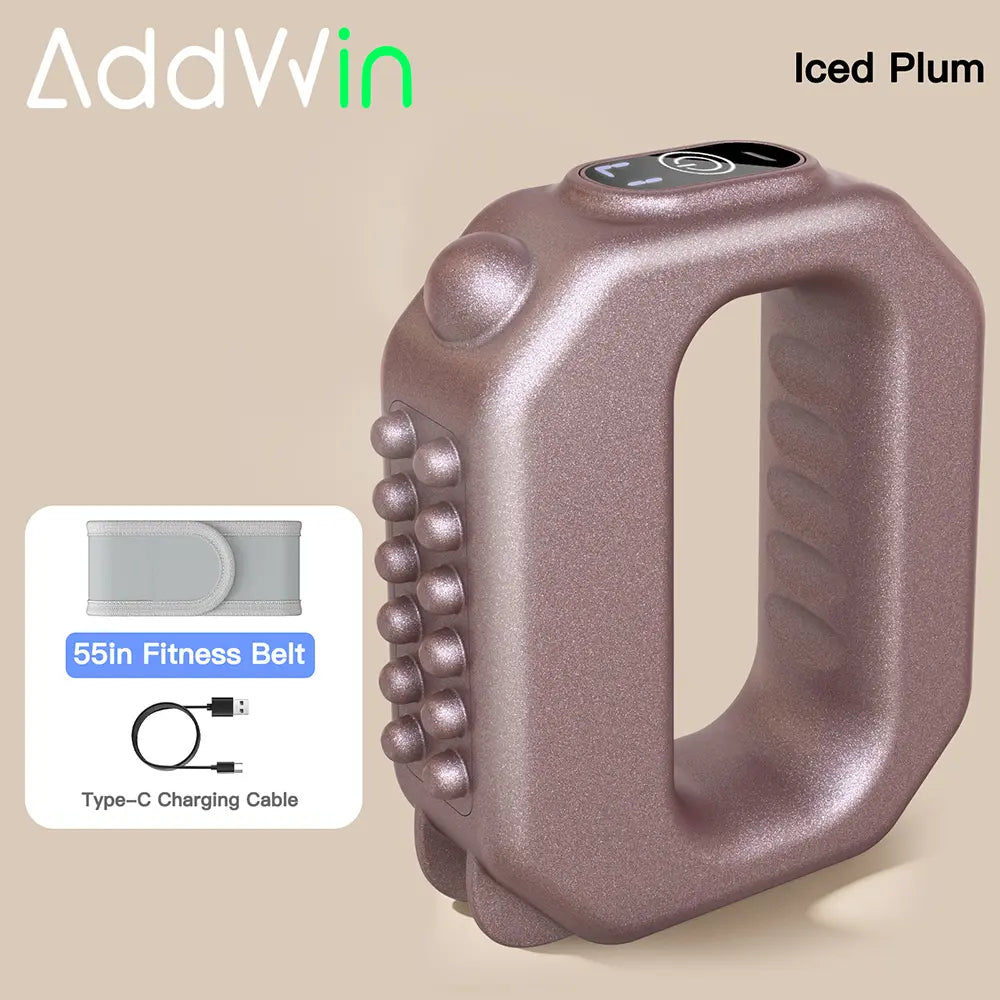ADDWIN 2026 Mini Muscle Recovery Fascia Device with Upgraded Adjustable Strap, Cordless Rechargeable, Designed for Waist and Back Recovery, Portable Massager, Ideal Gift for Parents