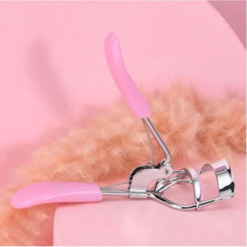 Professional Eyelash Curler Set for Natural and Long-Lasting Curls - Essential Eye Makeup Tool for Women and Girls