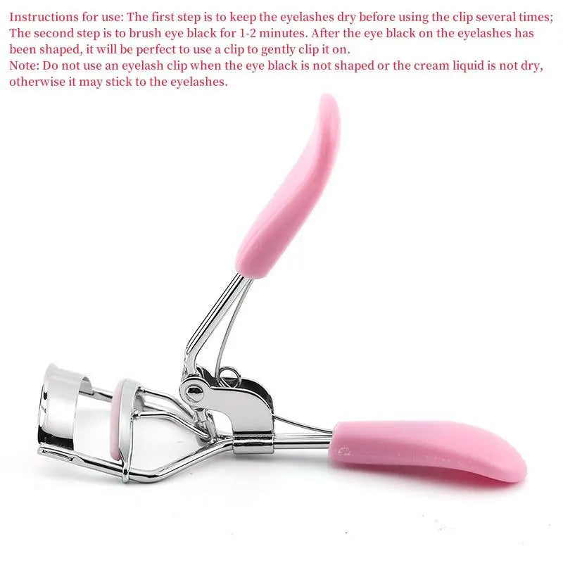 Professional Eyelash Curler Set for Natural and Long-Lasting Curls - Essential Eye Makeup Tool for Women and Girls