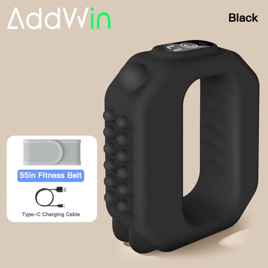 ADDWIN 2026 Mini Muscle Recovery Fascia Device with Upgraded Adjustable Strap, Cordless Rechargeable, Designed for Waist and Back Recovery, Portable Massager, Ideal Gift for Parents