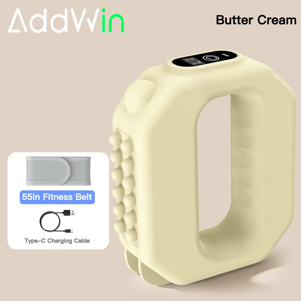 ADDWIN 2026 Mini Muscle Recovery Fascia Device with Upgraded Adjustable Strap, Cordless Rechargeable, Designed for Waist and Back Recovery, Portable Massager, Ideal Gift for Parents